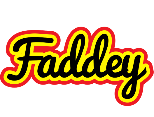 Faddey flaming logo