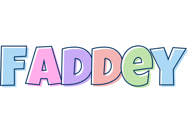 Faddey pastel logo
