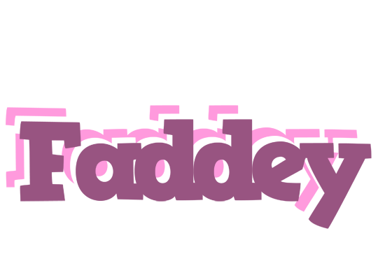 Faddey relaxing logo