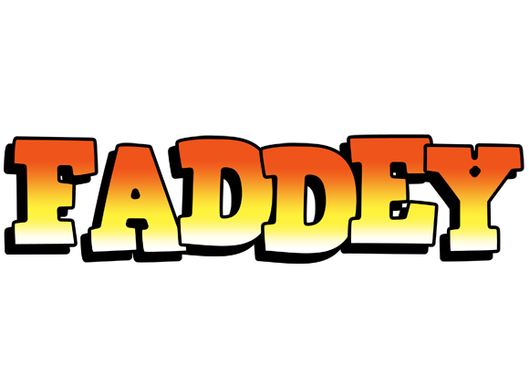 Faddey sunset logo