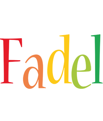 Fadel birthday logo