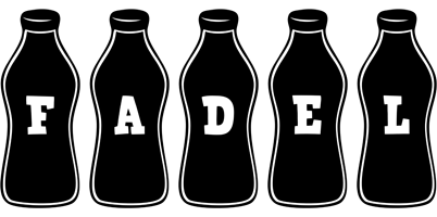 Fadel bottle logo