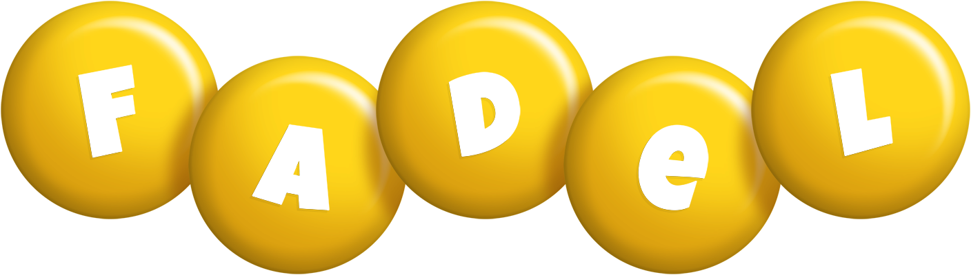Fadel candy-yellow logo