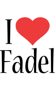Fadel i-love logo