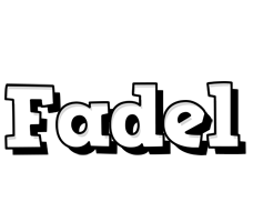 Fadel snowing logo