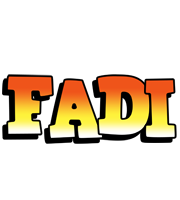 Fadi sunset logo