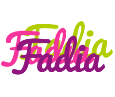 Fadia flowers logo