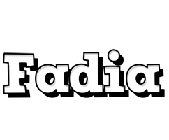 Fadia snowing logo