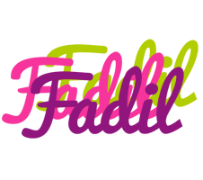 Fadil flowers logo