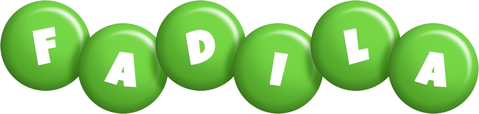 Fadila candy-green logo