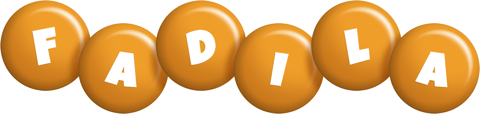Fadila candy-orange logo