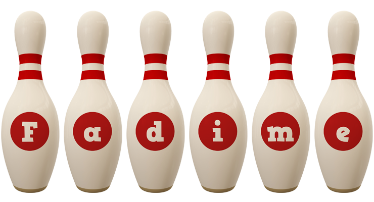 Fadime bowling-pin logo