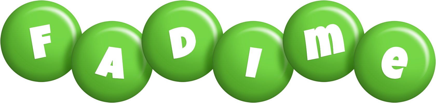 Fadime candy-green logo