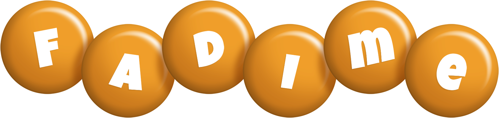 Fadime candy-orange logo