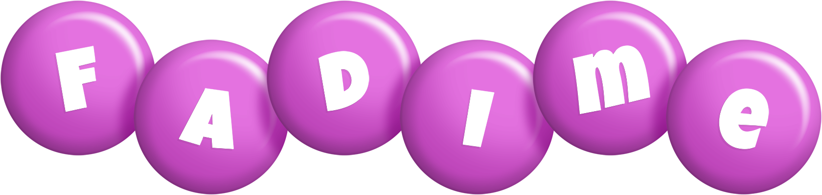 Fadime candy-purple logo