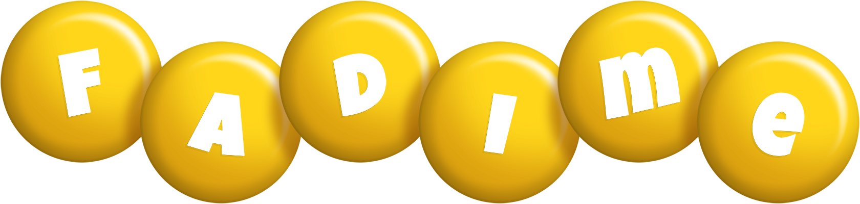 Fadime candy-yellow logo