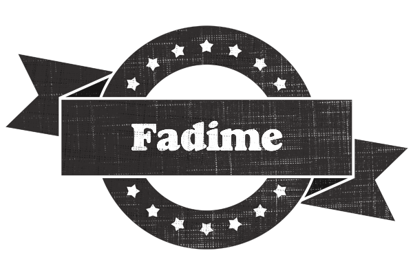 Fadime grunge logo