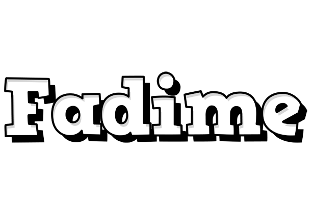 Fadime snowing logo
