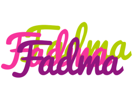Fadma flowers logo