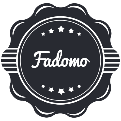 Fadomo badge logo