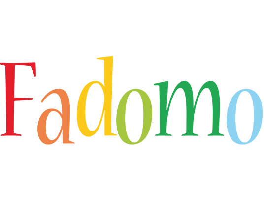 Fadomo birthday logo