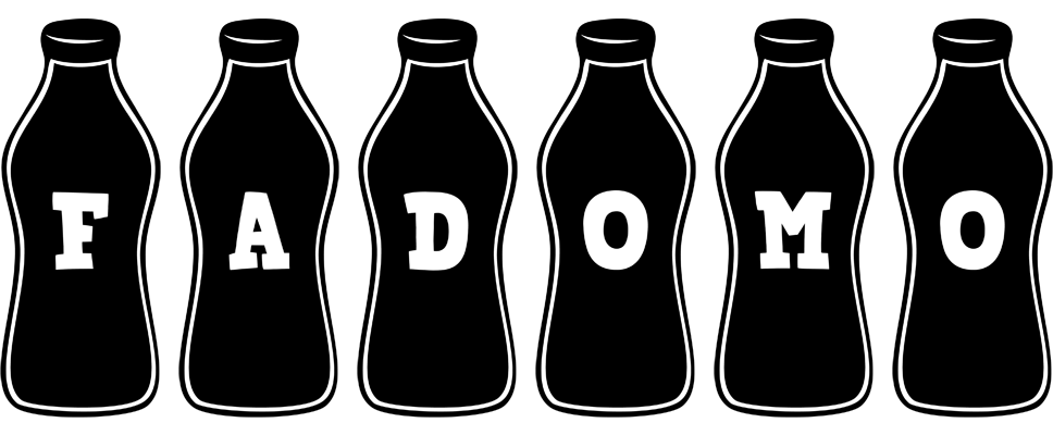 Fadomo bottle logo