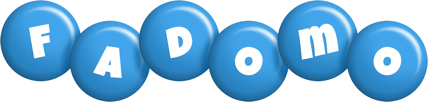 Fadomo candy-blue logo