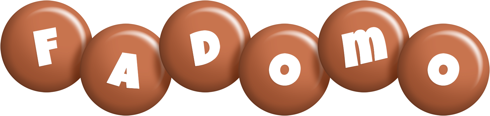 Fadomo candy-brown logo