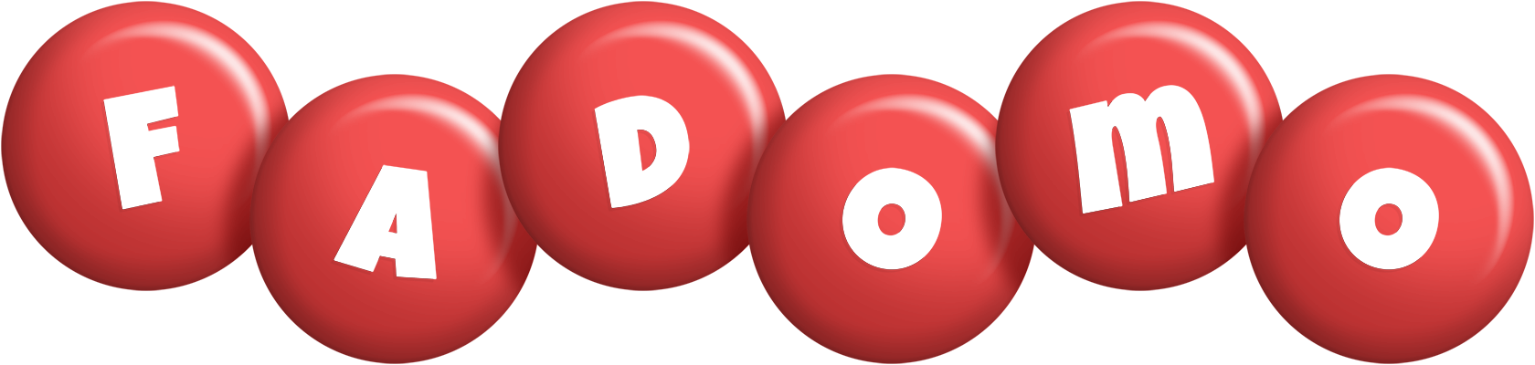 Fadomo candy-red logo