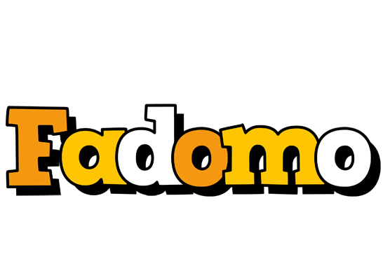 Fadomo cartoon logo