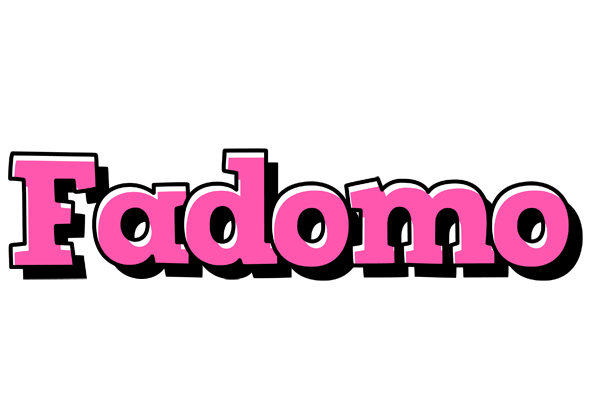 Fadomo girlish logo