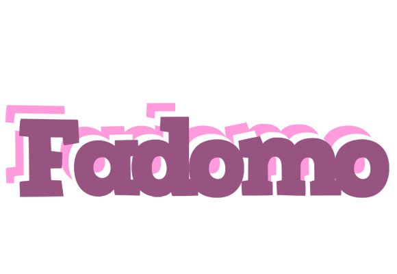 Fadomo relaxing logo