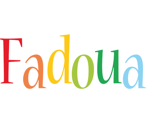 Fadoua birthday logo