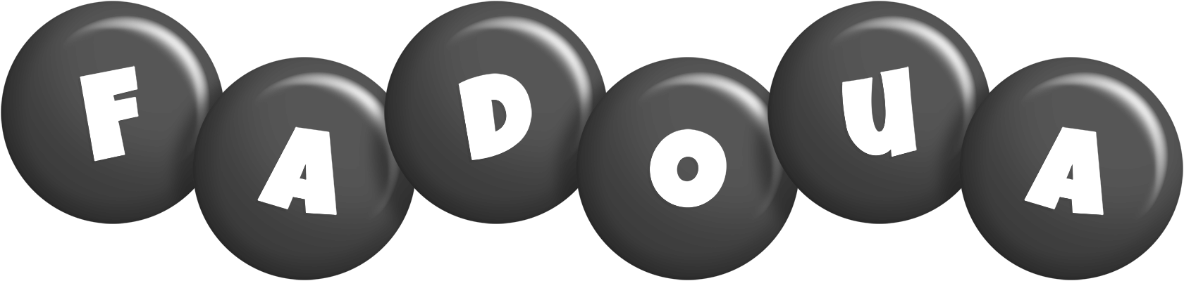 Fadoua candy-black logo