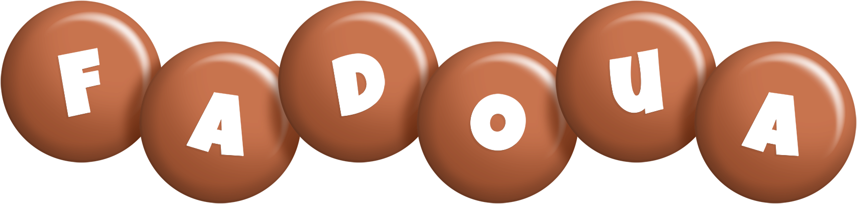 Fadoua candy-brown logo