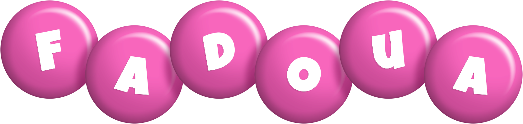 Fadoua candy-pink logo