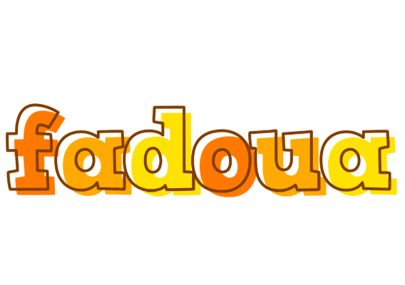 Fadoua desert logo