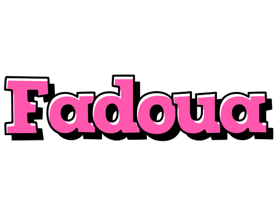 Fadoua girlish logo