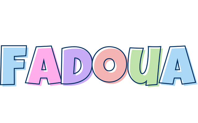 Fadoua pastel logo