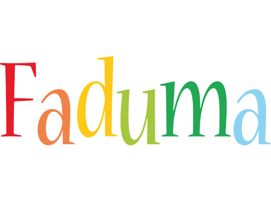 Faduma birthday logo