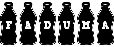 Faduma bottle logo