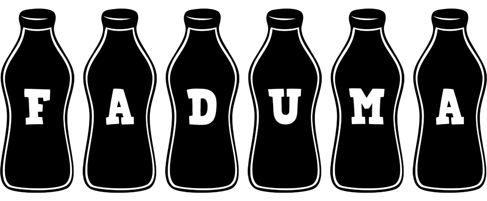 Faduma bottle logo