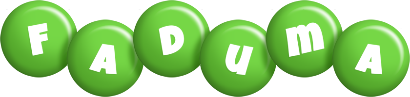 Faduma candy-green logo