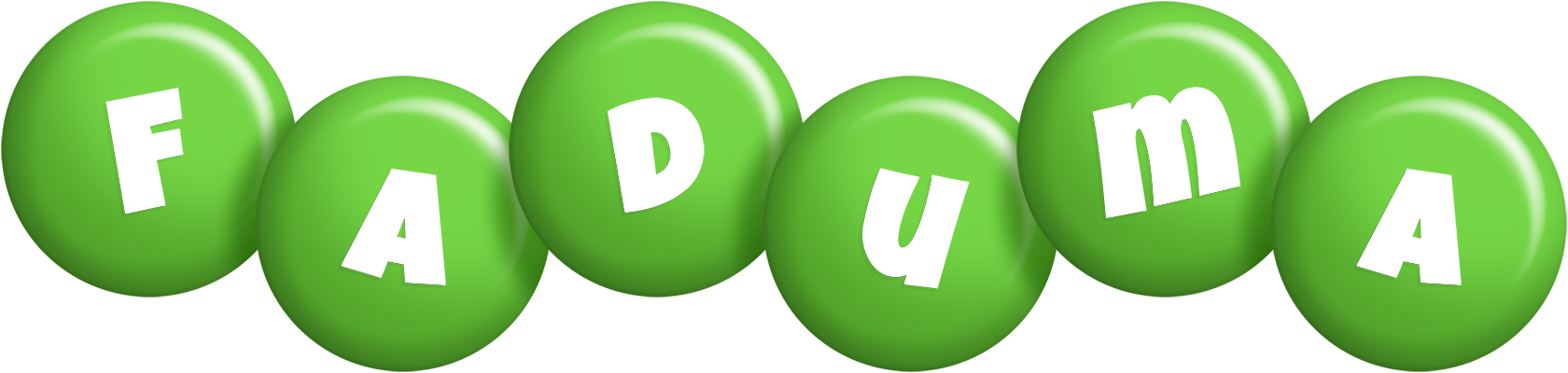 Faduma candy-green logo