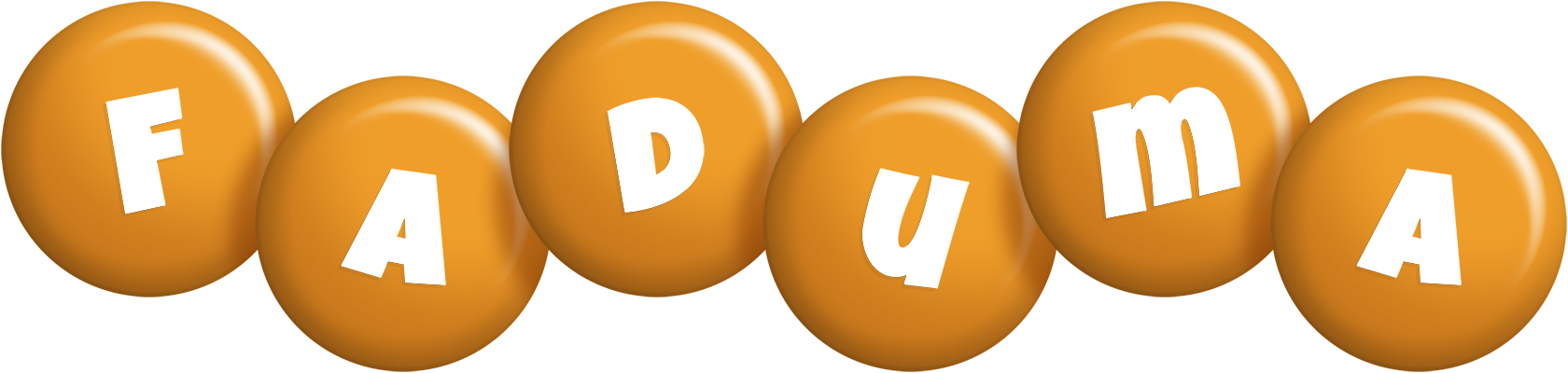 Faduma candy-orange logo