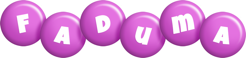 Faduma candy-purple logo
