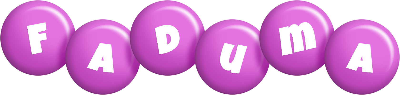 Faduma candy-purple logo