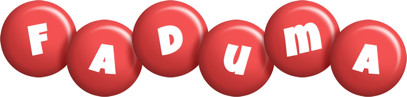 Faduma candy-red logo
