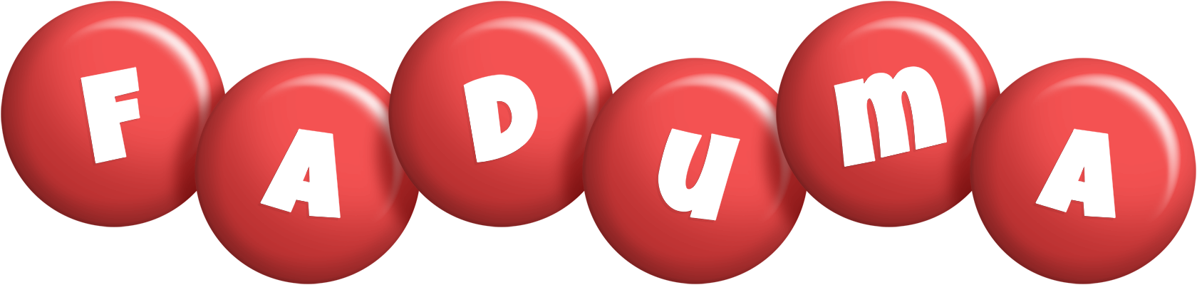Faduma candy-red logo