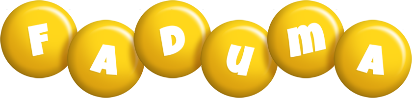 Faduma candy-yellow logo